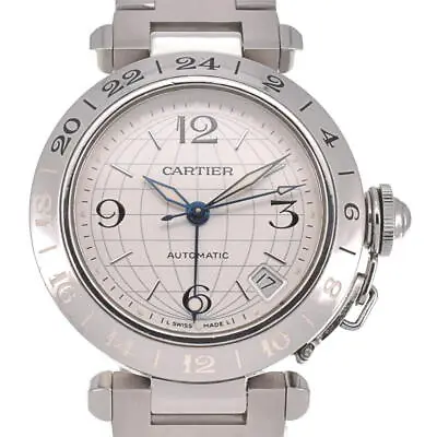 CARTIER Pasha C Meridian GMT W31029M7/2377 Automatic Unisex Watch M#128924 • $1640.80