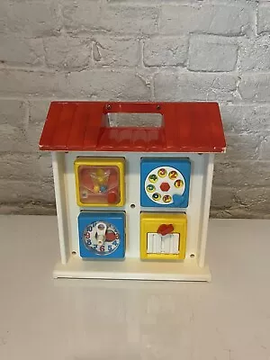 Vintage Chicco Activity Block Toy Carry House With Eight Removeable Toy Blocks • $12