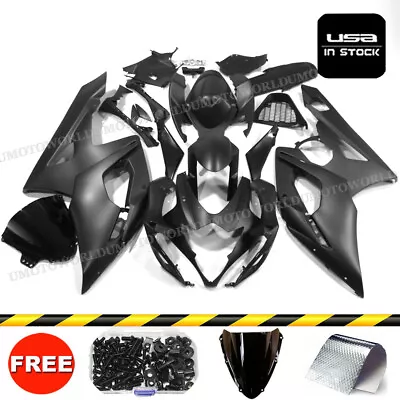 Matte Black ABS Injection Fairing Kit Fit For Suzuki GSXR1000 2005-2006 K5 +Bolt • $359.01