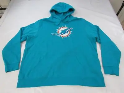 New -Minor Flaw- Miami Dolphins Mens Size 3XL 3XLarge Aqua Hoodie • $19.31