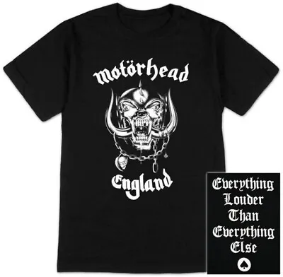 Motorhead England LEMMY T-Shirt (FRONT BACK GRAPHICS) LARGE • $19.99