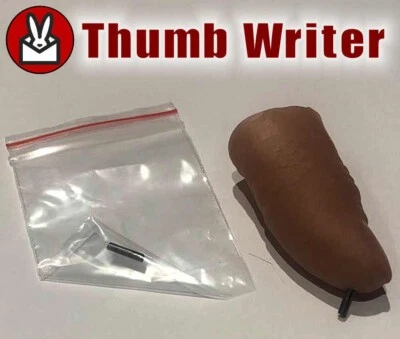 £6.99 • Buy Thumb Tip Writer Swami + Spare Lead Mental Magic Trick Secret Writing Nail New