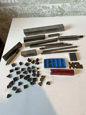 Lathe Cutting Tools Metal Engineering Parting Tools Tips Job Lot Hss • £9.99