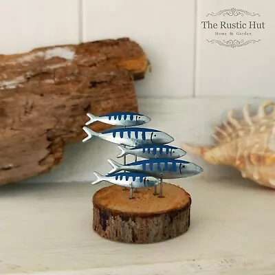 Mini Mackerel SMALL Shoal Of Fish Nautical Ornament Decoration Shoeless Joe • £6.95