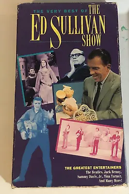 Very Best Of The Ed Sullivan Show VHS Tape Elvis Presley The Beatles • $2.25