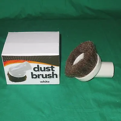 1 1/4  White Universal Horse Hair Deluxe Dust Brush 1.25  Attachment Vacuum Tool • $7.89