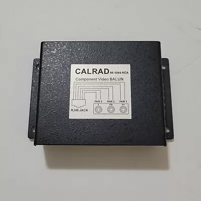 CALRAD Component Video Over CAT5 Balun 95-1044-RCA  • $18