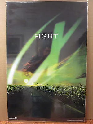 Vintage 1998 The X-Files Original  Fight  Poster 7299 • $39.97