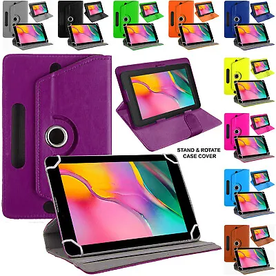 Rotating Stand Flip Case Cover Universal For All Samsung Galaxy Tablets 10.1   • £1.97