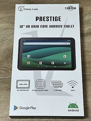 Visual Land Prestige 10  HD Android Smart Tablet 128 GB WiFi 2 Gb Ram Brand New • $79.95