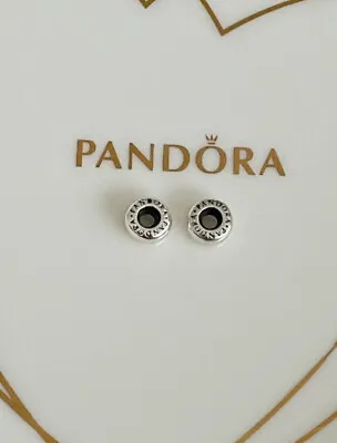 💜 PANDORA Essence Sterling Silver Stopper X 2 💝 Wonderful Gift 🎁 • £27.95