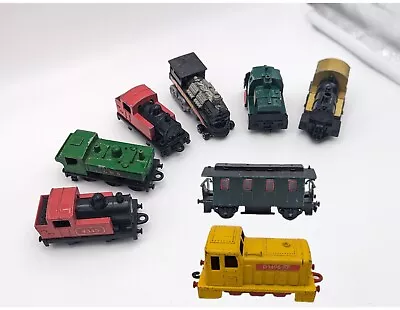 (8) Vintage Trains -Matchbox Lesney Desmond SNCB PULL 1978 Hot Wheels Locomotive • $35.99