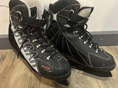 Cougar Men's Ice Hockey Skates Black US Size 13 • $47