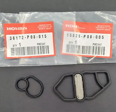 Si B16A2 GSR B18C1 Type R B18C5 DC Upper & Lower VTEC Solenoid Gaskets For HONDA • $11.03