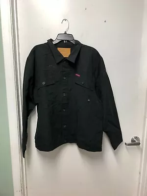 Ecko Unltd Vintage Button Up Work Long Sleeve Shirt Black Size XLarge • $31.43