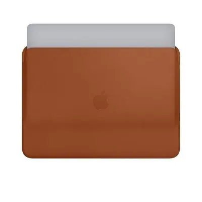 Genuine Apple Leather Sleeve Case For MacBook Pro & Air 13  - Saddle Brown • $111.25