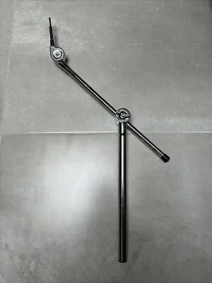 Cymbal Boom Arm Rack Mount Drum Hardware Vintage 1990s Metal Chrome Heavyweight • $24.89