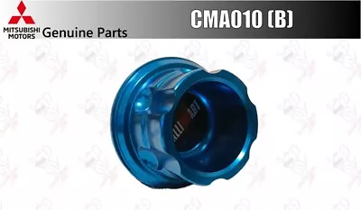 MITSUBISHI OEM Colored Oil Filler Cap Blue Made Of Aluminum CMA010 For Evo 10 • $81.56