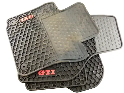 USED Volkswagen MkVI Golf GTI Rubber Floor Mat Set 1K1061550H041 • $59.45