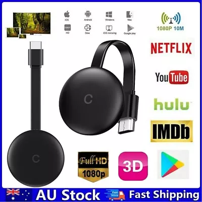 For Chromecast Google Wireless HDMI-Compatible HD Display Media Streaming Video • $19.99