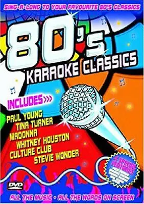 80s Karaoke Classics [DVD] New DVD FREE & FAST Delivery • £7.14