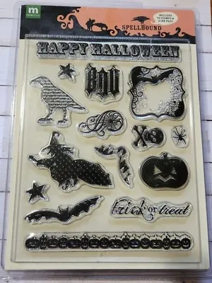 2008 Making Memories Spellbound 79 Halloween & Alphabet Clear Stamp 2 Ink Pads • $24.99