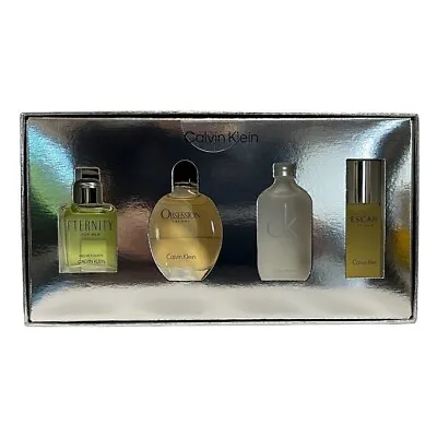 Calvin Klein Men 4 X 15ml EDT Mini Gift Set • £49.99