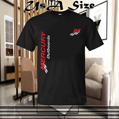 FASHION MENS Mercury RACING Outboards Logo T-shirt Usa Size S - 5XL • $25