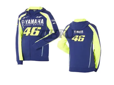 SALE - Genuine Yamaha 18 Valentino Rossi VR46 Ladies Blue/Yellow Hoody • £60