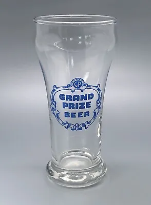 Grand Prize Beer Sham Glass / Vtg Tavern Advertising / Man Cave Home Bar Decor • $32.95