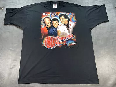 The Monkees 1996 Tour 30th Vintage Black 2XL Single Stitch Shirt He We Come • $69.50