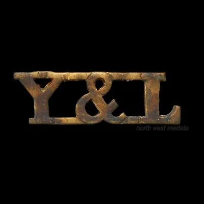 York And Lancaster Regiment Shoulder Title Badge 'Y&L' • £9.99