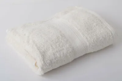 12 X Cream Luxury 100% Egyptian Cotton Hairdressing Towels Salon Beauty 50x85cm • £34.99