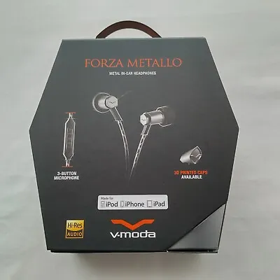$24.98 • Buy V-Moda Forza Metallo In Ear Headphones New