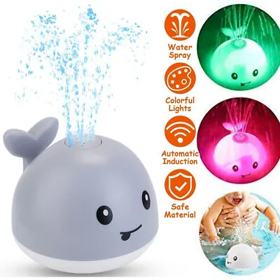 £9.35 • Buy Led Baby Bath Toys Whale Bath Toy Whale Water Sprinkler Pool Toys Toddlers Uk