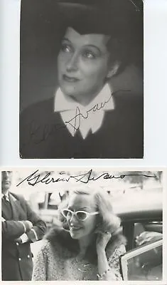 Swanson Gloria. (1899–1983): Two Signed Photographs • $150