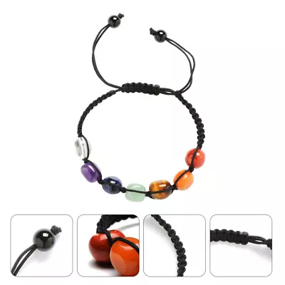  Energy Stone Bracelet Novelty Woven Bracelets For Women Beaded Decorate • £7.88