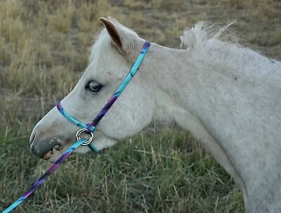 Halter All SMALL Miniature Foal Pony Mini Adjustable Slip Lead PATTERN USA • $22.95