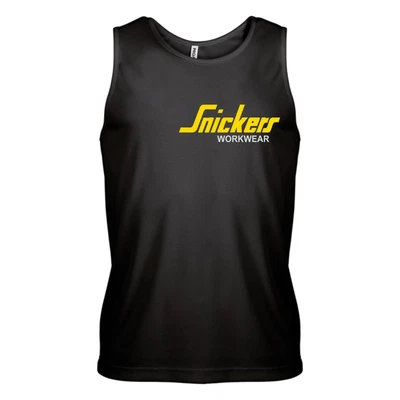 £8.99 • Buy Snickers Workwear Tank Top Builder Power Tools DIY Work Wear Vest Printed Top