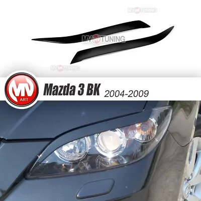 MV-Tuning Front Eyelids Headlights Covers For Mazda 3 / Axela 2003-2008 Sedan • $24.90