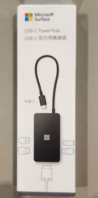 Brand New -Microsoft Surface USB-C Travel Hub Black USB A VGA Port Ethernet HDMI • $80