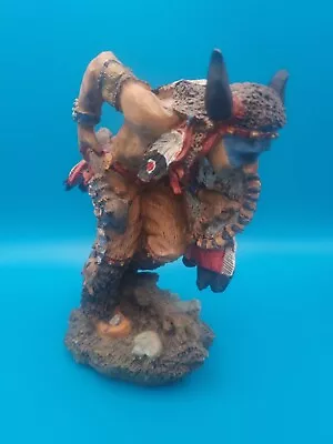 Shaman Sculpture Statue North American Indian Figure Witch Doctor • £8.47