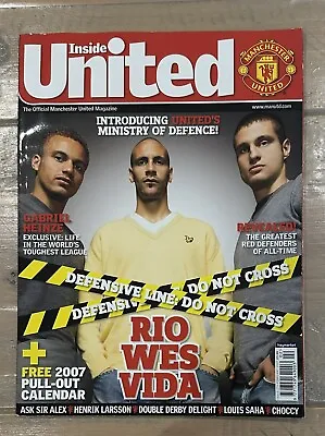 Inside United Official Manchester United Magazine 2007 • £1