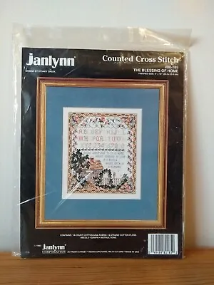 Janlynn Counted Cross Stitch Pack #80-185 'Blessings Of Home' - Sealed Complete • £7