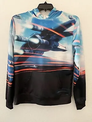 Star Wars 3D Hoodie X-Wing All Over Print Size Large VGC • $24.99