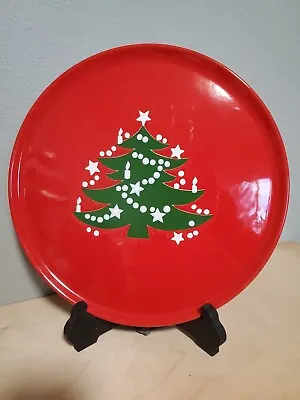 Waechtersbach Pottery Christmas Tree 12  Cake Plate Serving Platter Round • $22