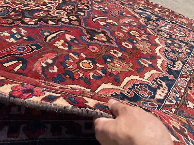 7x10 VINTAGE RUG HANDMADE ANTIQUE HAND-KNOTTED Clean Real Fine Oriental 6x9 8x10 • $1495