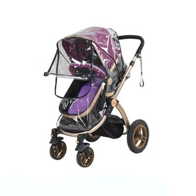 $16.94 • Buy Universal Stroller Rain Cover Trolley Umbrella Raincoat Cart Weather Shield DMF