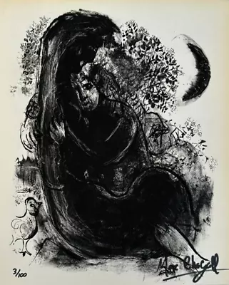 Marc Chagall Original Hand-signed Lithograph With COA & Appraisal Of $3500*& • $1499