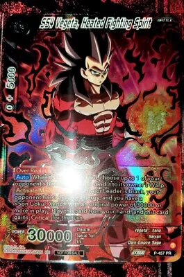 SS4 Vegeta Heated Fighting Spirit Championship 2023 Reward Alternate Art Card • $129.99